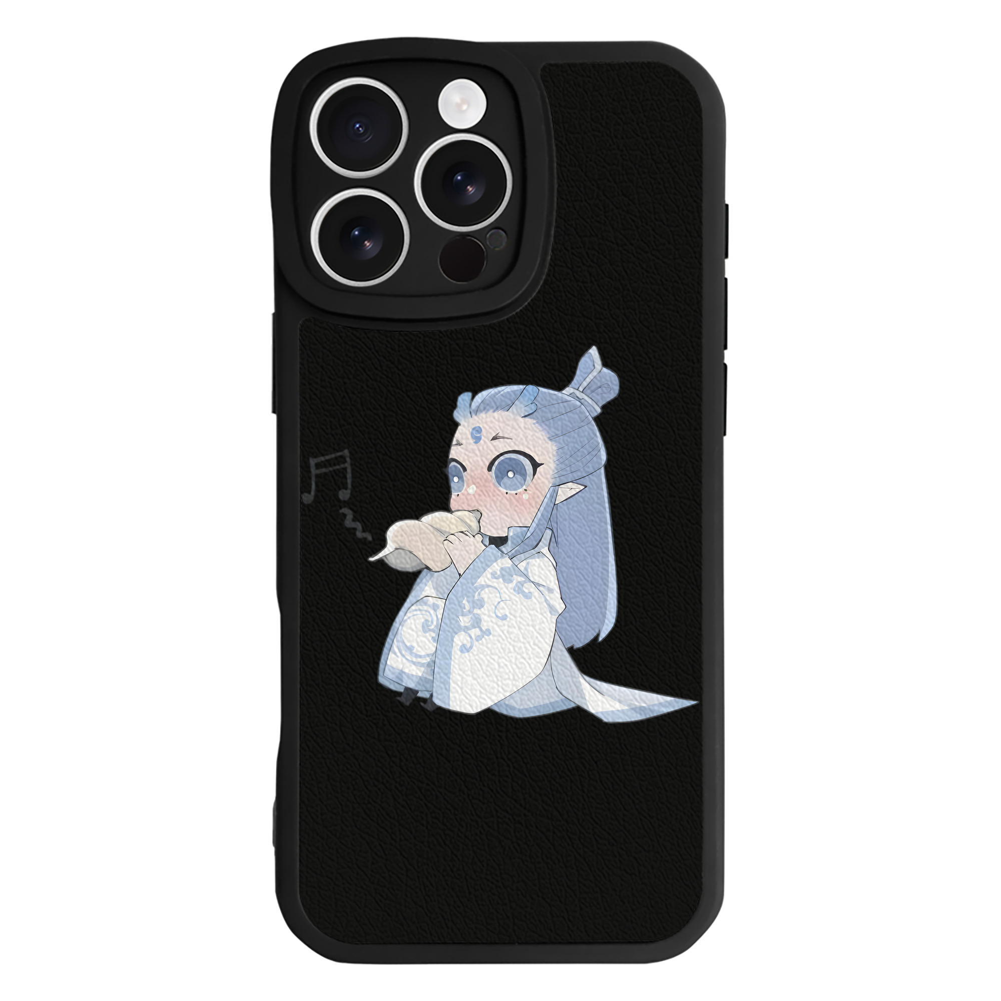 （画像用） Ne Zha 2 ナタ 魔童の大暴れ 【iPhone 16シリーズ対応】シリコンスマホケース（レザー調） 材質：シリコン